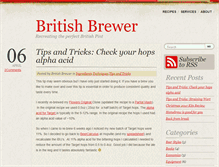 Tablet Screenshot of britishbrewer.com